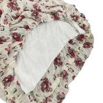 POL  Romantic Floral Print Tiered Ruffled Trim Dress M Photo 12