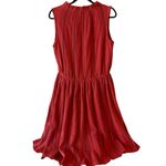 Sundance Women's Adley Sea Coral Gauze Cotton Sleeveless Dress SZ S Red Photo 2