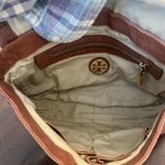Tory Burch Tan Shoulder Purse with Gold link strap Photo 6