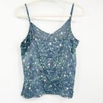White House | Black Market WHBM Womens Y2K Coquette Satin Floral Cami Top Size M Photo 5