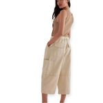 Anthropologie Maeve Pull On Gardener Culottes High Waist Wide Leg Ivory XL NEW Photo 11