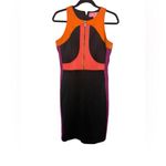 LDT Blaine Color Block Scuba Sheeth Dress Size 4 Photo 3