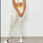 Nike  PRO Warm Dri Fit Fleece Lined 7/8 Gold Cream Athletic Leggings Photo 28