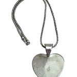 Jay King DTR Lapis Lazuli Turquoise Mosaic Inlay Heart Pendant Necklace 925 Photo 8