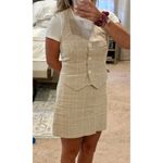 Madewell  Linen Cutaway Vest in Neutral Size US 0 Photo 1