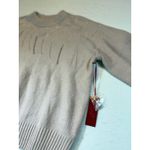 Jennifer Lopez Women's Rhinestone Embellished Mock Neck Balloon Sleeve Sweater L Photo 3