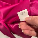 Vintage 90’s sexy pink square neck midi dress Renee Dumar saks skinny ssatin Size 12 Photo 8