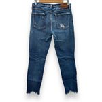 Moussy Vintage Glendele Skinny Leg Distressed Raw Hem Jeans Sz 27 Blue Photo 4