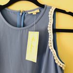 Shoshanna New Grove Blue Ruffle Dress Sleeveless Mini Women's Size 4 Photo 8