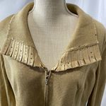 Sioni Knits metallic Jacket 16w Gold Photo 7