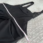 Halara  Black Waffle Knit Overalls Jumpsuit Size L Petite Photo 9