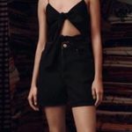 ZARA V-neck bodysuit with thin straps. Cut-out bow detail at the front. Size S Photo 3