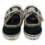 Vans Old Skool Suede Animal Print Low Top Sneakers Black Tan Size 7 Photo 2