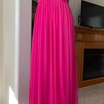 David's Bridal David’s Bridal Begonia Long One Shoulder Lace Prom Dress Size 6 Color Pink NWT Photo 5