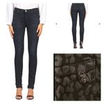 Black Orchid  - Gisele leopard Print High Rise Super Skinny Jeans in Black Photo 1