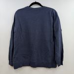 Wildfox "Social" Statement sweatshirt in navy blue heather french terry soft S Photo 3