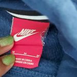 Nike  Hoodie SIZE M Blue Pullover Sweatshirt Swoosh Logo Comfy Fit Photo 3