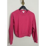 Beyond Yoga LuxeFleece Crewneck Sweatshirt in Vivid Pink Size Small Photo 2