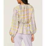 Stine Goya Karin Plaid Blouse Sz. M Size M Photo 1