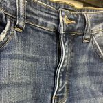 Judy Blue Button Zip Criss Cross Distressed Denim High Waist Women's Shorts 2XL Photo 1