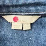 Boden Hattie Denim Chombery Shirt Dress Women's US 10P Blue Long Sleeve Pockets Photo 3