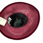 Peter Bettley New! Red straw fascinator dress hat Photo 5