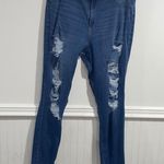 Hollister jean leggings curvy ultra high rise waist skinny distressed stretch Photo 1