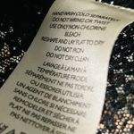 Free People NEW  Life Of The Party Twofer Sequin T-Shirt Top Lace Black Size XS Photo 13