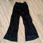 Free People Black Satin Pants Photo 7