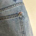 CARMAR Sierra Beatrice zip front denim skirt size 29 light wash distressed Photo 9