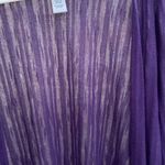 Catherine’s Lightweight Purple 3/4 Sleeve Kimono Cardigan Size 0X Photo 6