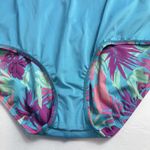 Lands' End Tropical Floral Tugless Low Leg Soft Cup One Piece Swimsuit Size 18 Photo 9