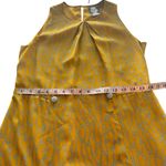 Anthropologie  Girls from Savoy Take Action Mini Dress 2 Gold Yellow 100% Silk Photo 14