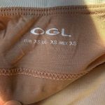 NWT OGL Move Ribbed Ruched Side Tank Top in White Built Photo 4