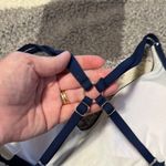 Cole of California Women’s Blue White Floral One Piece Swimsuit Retro Small Photo 6