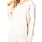 Anthropologie NWT Sundry Side Zip Velour Sweatshirt  I Beige Women’s M Gorpcore Mean Girls Photo 0