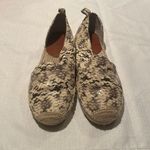 1. State  Dela Roccia Snake Embossed D’Orsay Leather Espadrille Flats 7.5 Womens Photo 2