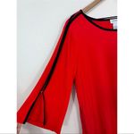 Carmen Marc Valvo  Red Black Women's Top 1X Photo 3