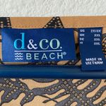 Denim & Co  BEACH NWOT Georgette Split Neck Poncho Size 2X/3X Chestnut Multi Photo 3