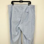 J.Crew Striped High Rise Wide Leg Cropped Pant Blue White Retro Preppy US 34 NWT Photo 12