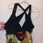 Arden B  silk black patterned strappy summer dress Photo 5