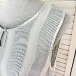 Natural Impressions Striped Muslin Swim Cover Maxi Dress White Medium White Photo 5