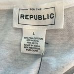 FOR THE REPUBLIC  white brunch club modal cotton tank top Photo 6