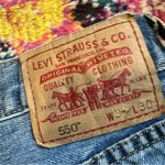 Levi's Levi’s Relaxed Fit 550 Hand Done Cutoff Distressed Jean Shorts Womens 12 Photo 7