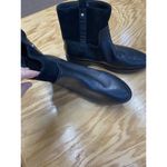 FitFlop Signey Mixte Ankle Boots Women's 9 Black Leather Round Toe Bootie S42 Photo 2