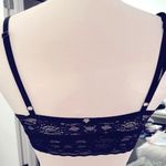 PINK - Victoria's Secret Victoria’s Secret PINK Lace Black Push-up Bralette Photo 7