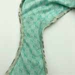 Victoria's Secret Victoria’s Secret Light Blue and Silver Cheetah Print Push Up Bikini Size L/M Photo 12