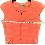 Athleta Pacifica Tank Top Womens M Coral Half Zip Ruched Stretch Beach UPF50+ Photo 3