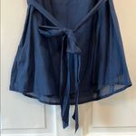 Yoana Baraschi  Navy Bow Detailing Waist Tie Sleeveless Blouse - Size 4 Photo 12