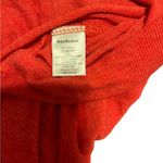 Bordeaux  red long sleeve ribbed shirt size small Photo 3